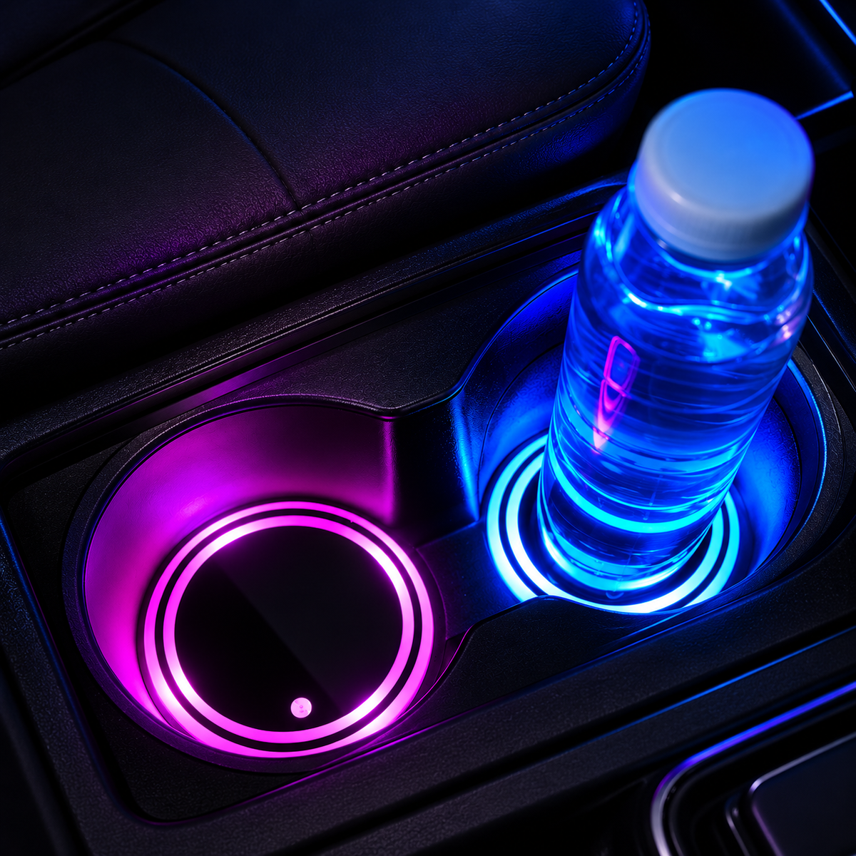 LED Car Cup Holder Coasters