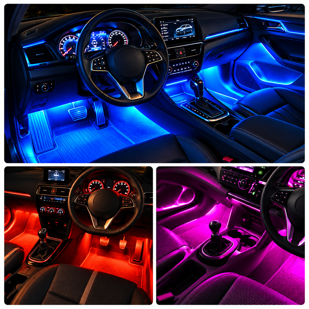 RGB Music Car Atmosphere Lights